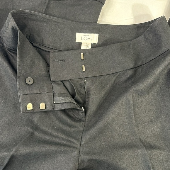 Ann Taylor Loft Laura Linen Blend Wide Leg Pants Size 2 - Picture 4 of 10